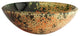 Koi and Lily Pond Glass Vessel Bathroom Sink
