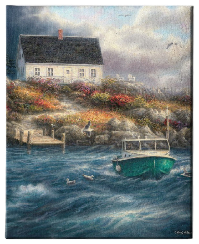 Cortesi Home "Cape Code Afternoon" by Chuck Pinson, Giclee Canvas Art, 26"x34"
