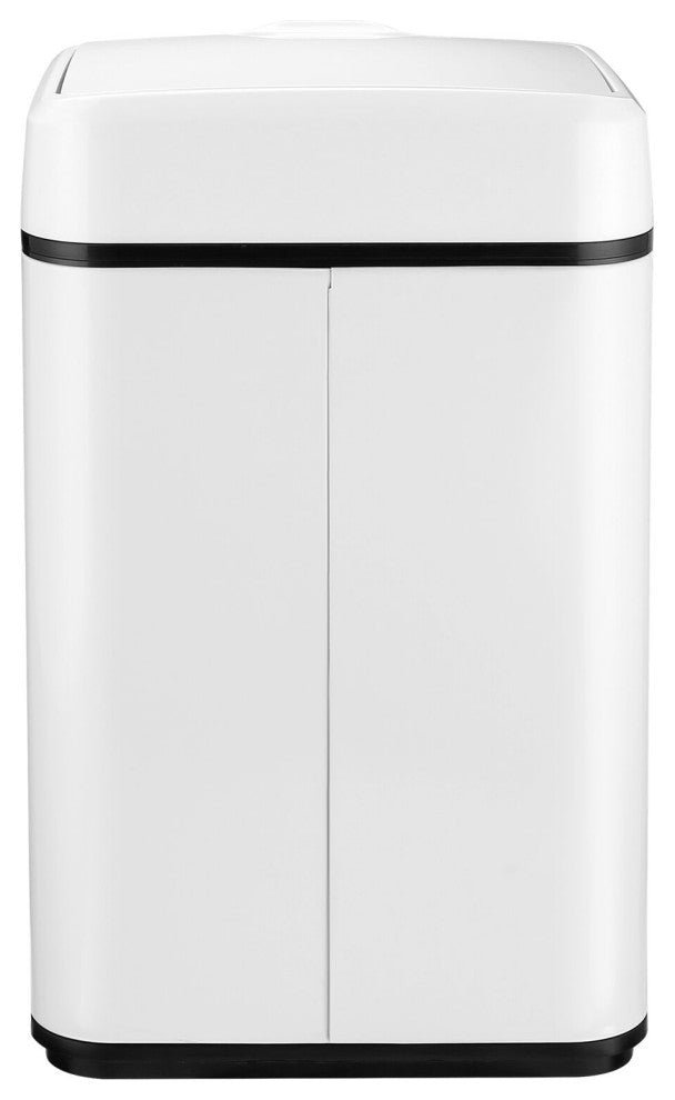 9-Liter / 2.3-Gallon Trash Can With Sensor Lid, White