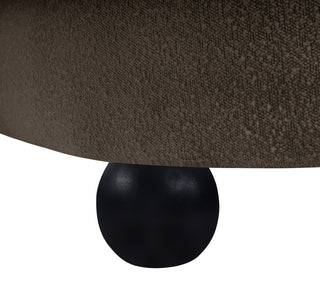 Daphne Upholstered Chair/Loveseat/Sofa, Brown, Boucle Fabric, Sofa