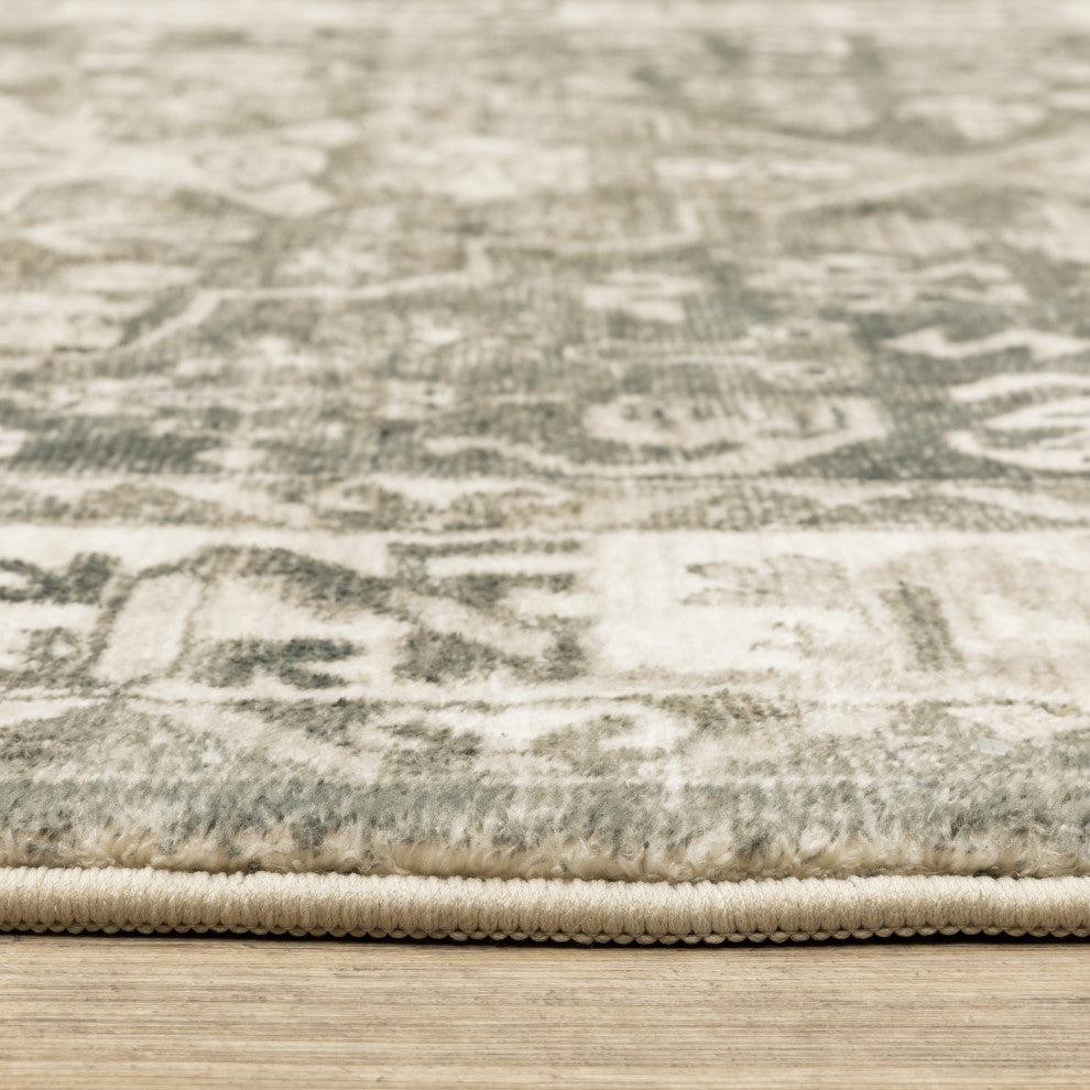 Oriental Weavers Savoy Indoor Rug Charcoal/ Ivory 2'' X 8''