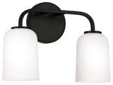 Capital Lighting 148821-542 Lawson 2 Light 14"W Vanity Light - Matte Black
