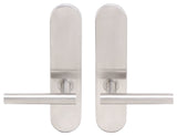 Copenhagen Lever, Full Dummy Tubular Pair, Right Hand, Satin Stainless Steel