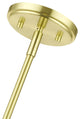 Munich 1 Light Satin Brass Single Pendant