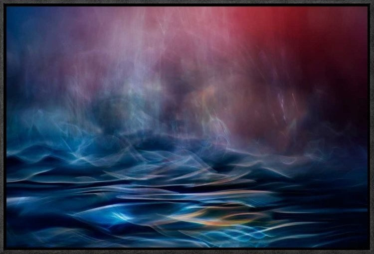 "Untitled" Framed Canvas Giclee by Willy Marthinussen, 23x16"