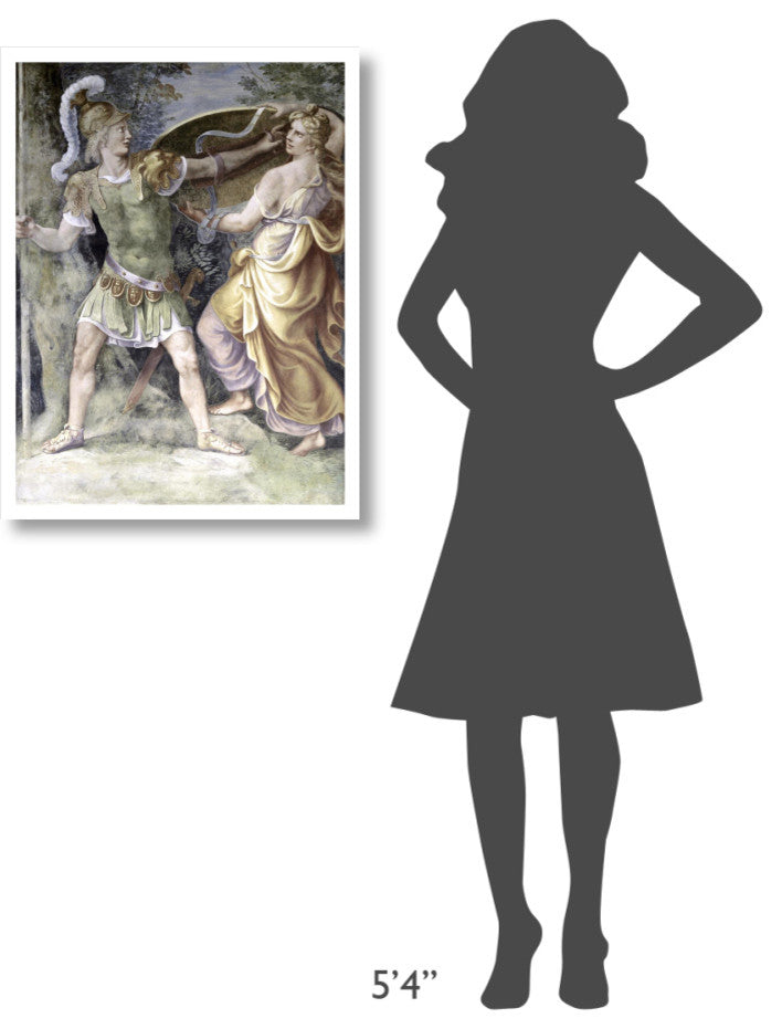 "Thetis Arming Achilles" Digital Paper Print by Giulio Romano, 24"x32"
