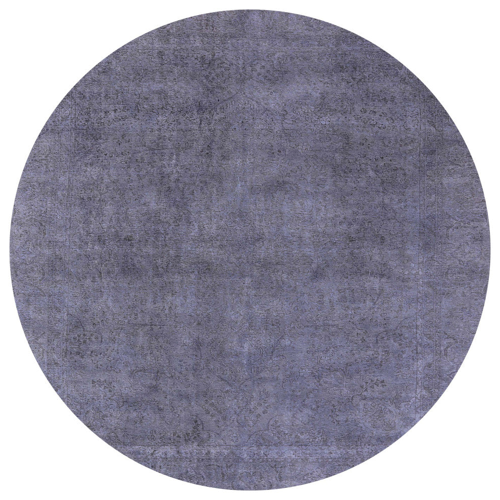 Ahgly Company Indoor Round Mid-Century Modern Area Rugs, 7' Round
