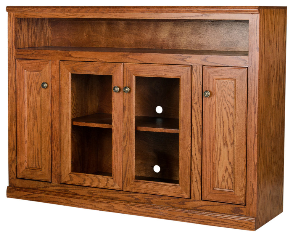 55" Simply Oak Entertainment Console, Aqua Oak