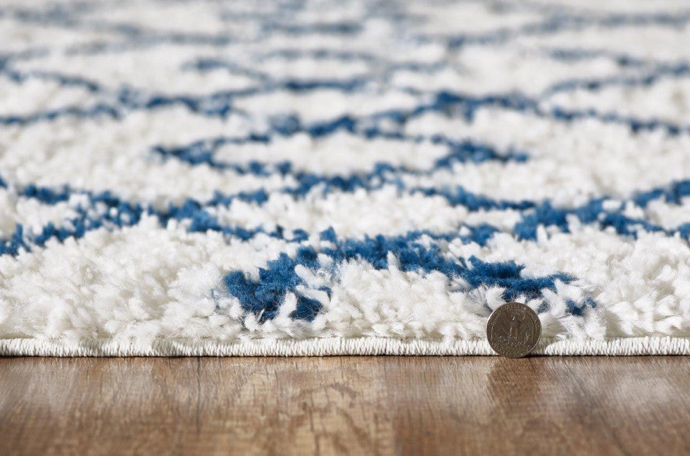 Pax Ivory Blue Trends 6'7" x 9'6" Rug