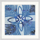 Symphony Blue  Geometric 2, Giclee Reproduction Artwork