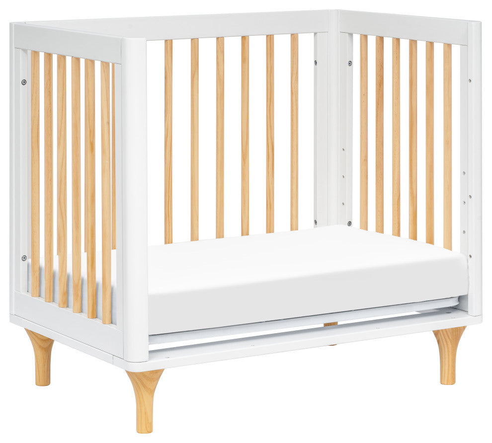 Lolly 4-in-1 Convertible Mini Crib and Twin Bed With Toddler Bed Conversion Kit