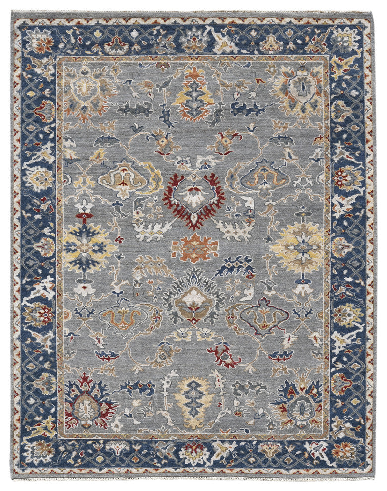 Bristol Somers Area Rug, Blue, 2' x 3', Bordered