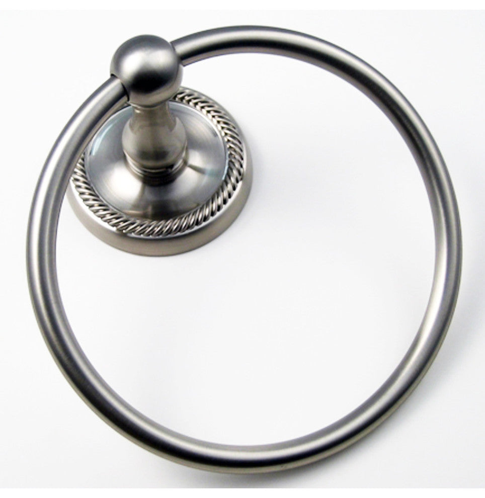 Riverside Towel Ring, Satin Nickel
