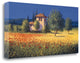 "Summer Field I" By David Short, Giclee Print on Gallery Wrap Canvas
