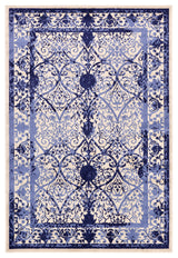 Rug Unique Loom La Jolla Blue Rectangular 6' 0 x 9' 0