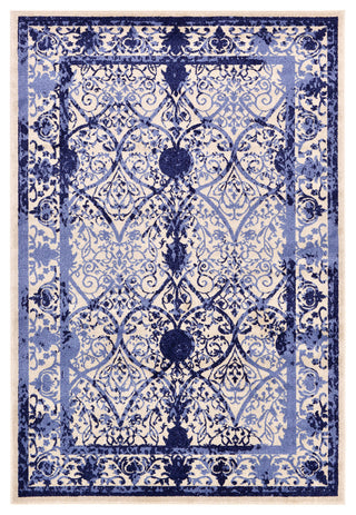 Rug Unique Loom La Jolla Blue Rectangular 6' 0 x 9' 0