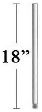 MinkaAire MA DR518 Bronze 18" Ceiling Fan Downrod For DR5 Series Fans