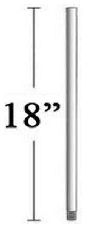 MinkaAire MA DR518 Bronze 18" Ceiling Fan Downrod For DR5 Series Fans