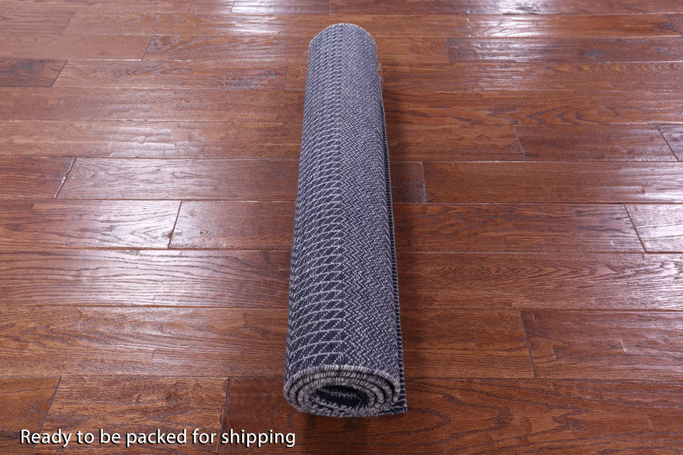 Hand Knotted Savannah Grass Wool and Silk Rug 2' 11" X 5' 2" Q11529