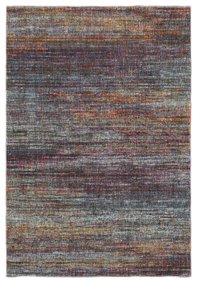 Aegina Motley Stripes Multi/Multi Area Rug, 3'3"x5'2"