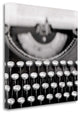"Retro - Typewriter - 1" By Alan Blaustein, Giclee Print on Gallery Wrap Canvas