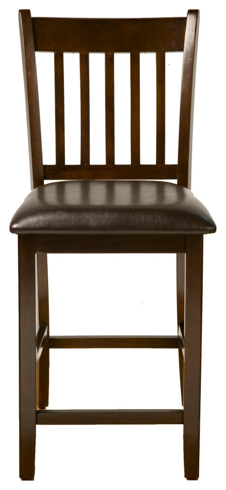 Capitola Faux Marble 5 Piece Pub Set, Espresso