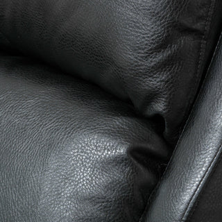 GDF Studio Lloyd Black Leather Recliner Club Chair