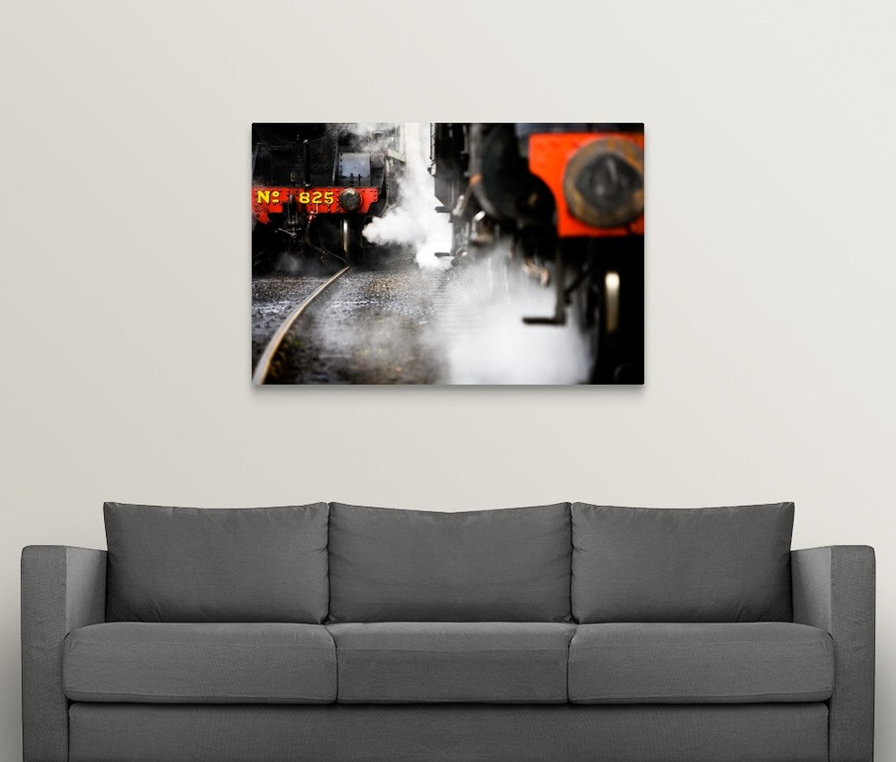 "Steamed Up" Wrapped Canvas Art Print, 48"x32"x1.5"