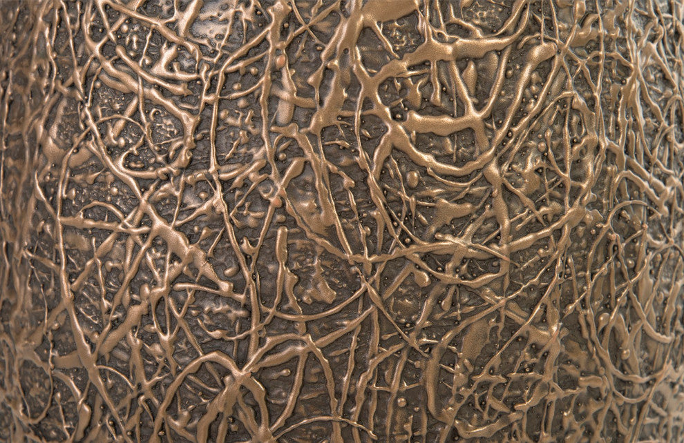 String Theory Planter, Bronze, Small