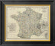 "France, 1861" Framed Canvas Giclee by Alexander Keith Johnston, 20x17"