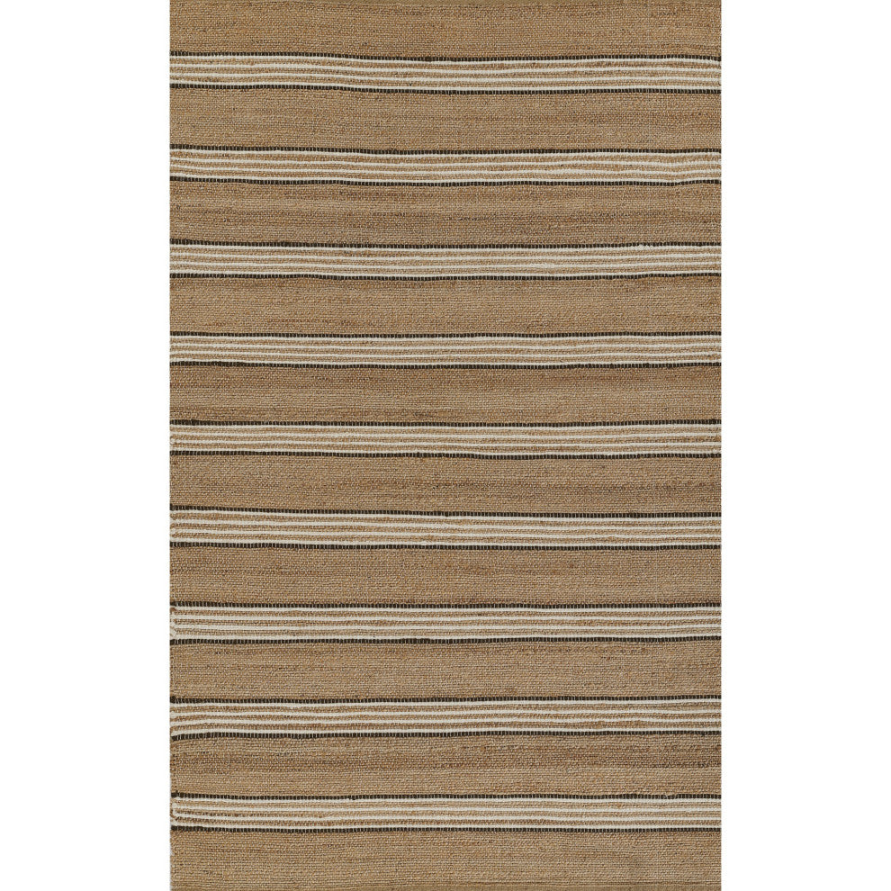 Erin Gates Chestnut CHS-1 Stripe /Brown -5' X 8'