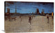 "Le Pont De Pierre, Rouen" Stretched Canvas Giclee by Charles Angrand, 30"x19"