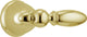 Delta Victorian Metal Lever Handle Kit - Floor Mount, Polished Brass