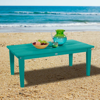 Adirondack Conversation Table, Seashell Blue