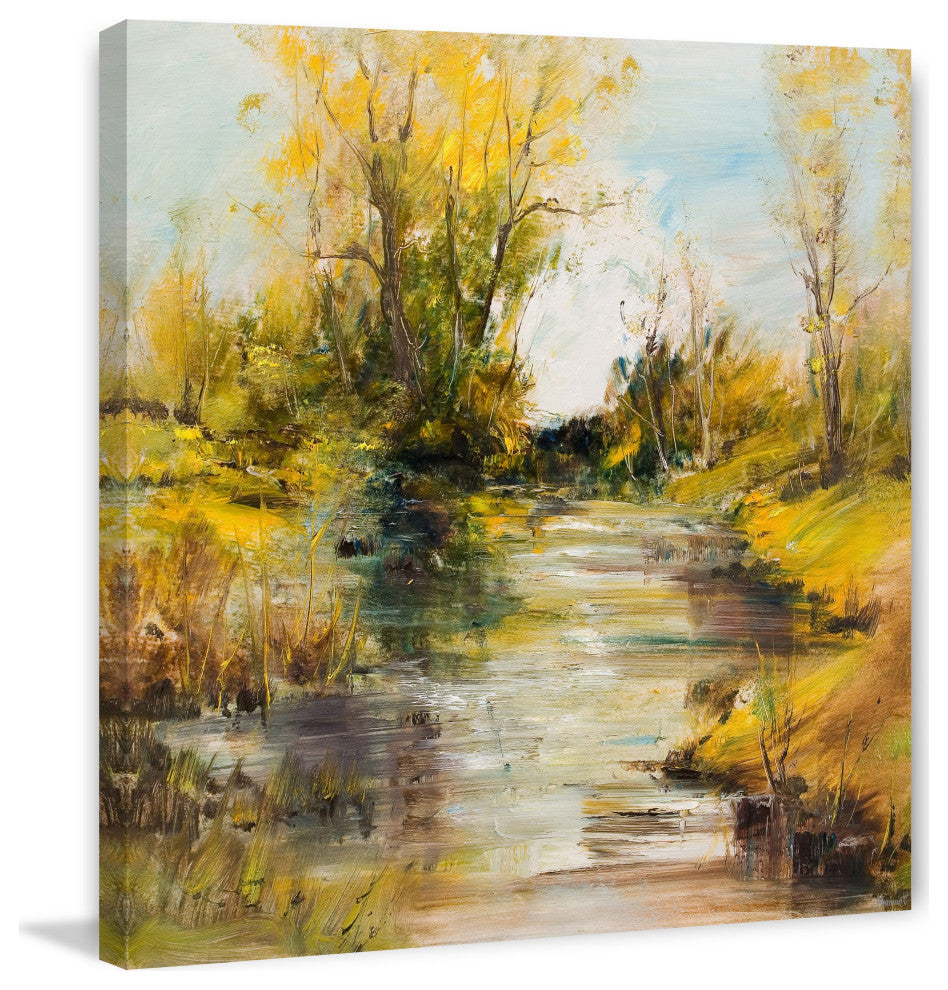 "Feeling Good-Natured" Painting Print on Wrapped Canvas, 24x24