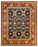 Eclectic, One-of-a-Kind Hand-Knotted Area Rug Light Blue, 8' 2 x 9' 10