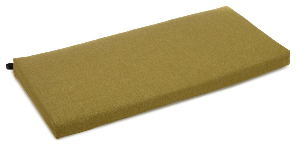 45"x19" Outdoor Spun Polyester Loveseat Cushion, Avocado