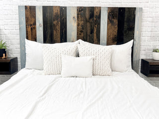 Handcrafted Headboard, Leaner Style, All Terrain Mix, Full