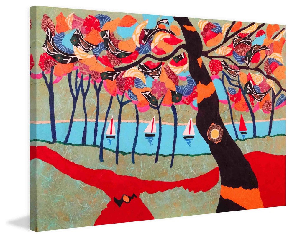 "Idyllic Series 5" Painting Print on Canvas by Lisa Mee