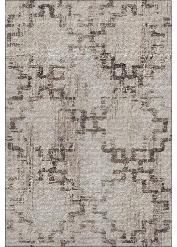 Addison Premium Washable Mayfield AMF121 Brown 9' x 12' Rug