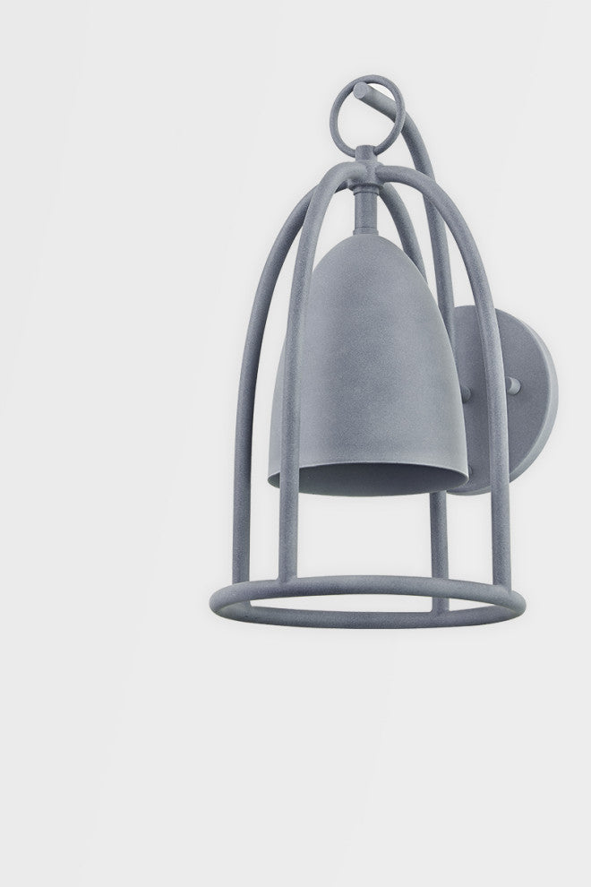 Wisteria 1 Light Exterior Wall Scone, Weathered Zinc
