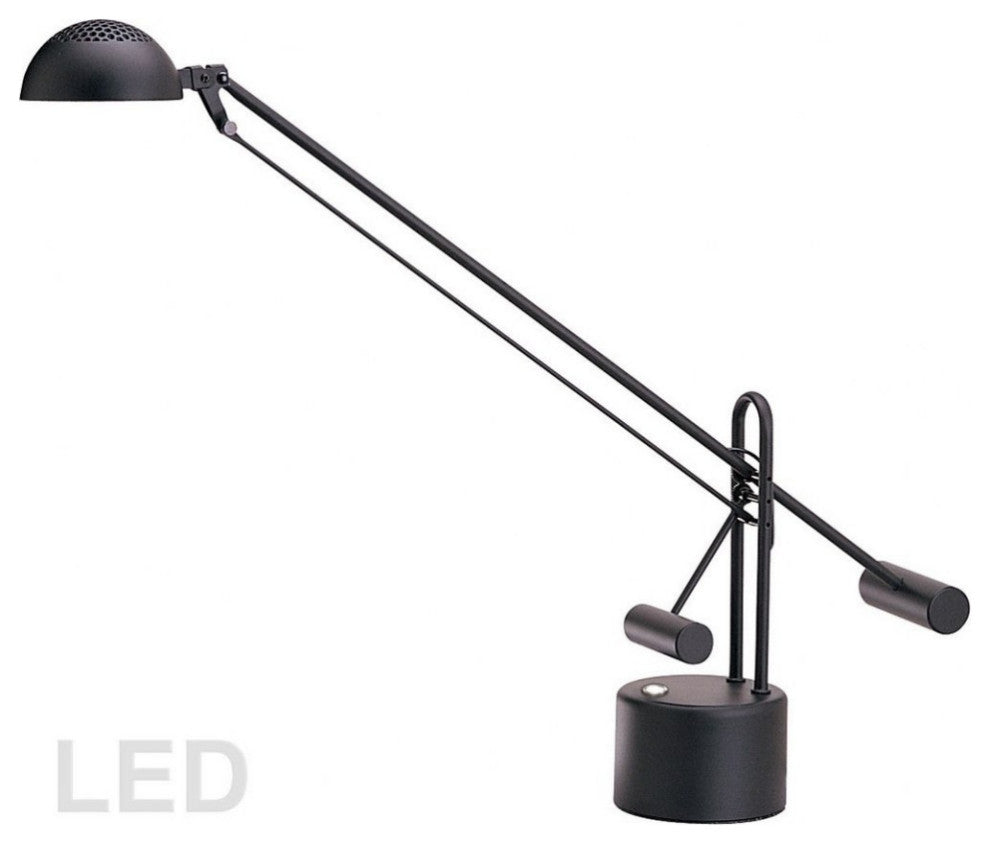 Dainolite DLED-102-BK 28" 5W 1 LED Desk Lamp