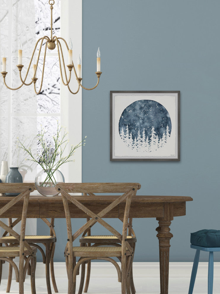 "The Color of Winter" Framed Painting Print, 18x18