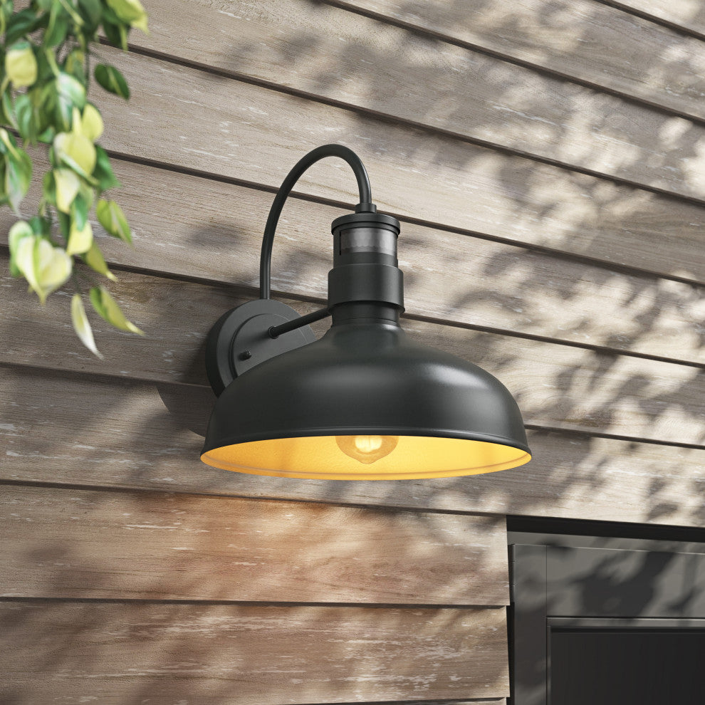 Unique Gooseneck Ourdoor Dusk to Dawn Motion Sensor Barn Light