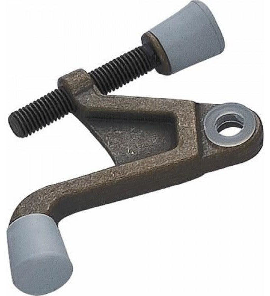 Nuk3y Deluxe Hinge Pin Door Stop, Set of 5, Antique Brass