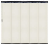 Scarlet 5-Panel Track Extendable Vertical Blinds 58-110"W