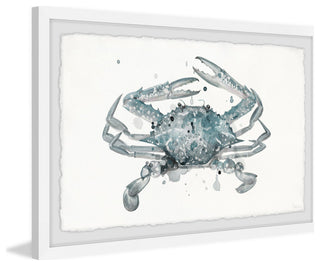 "Crab Madness" Framed Painting Print, 45"x30"