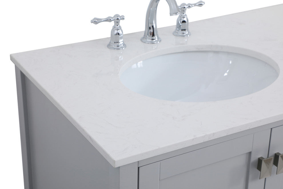 Isabel Grey 42" Single Sink Bathroom Vanity