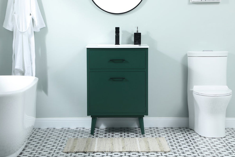 Beatrice 24" Bathroom Vanity, Green