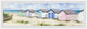 "Lead Me to the Beach" Framed Painting Print, 30x10